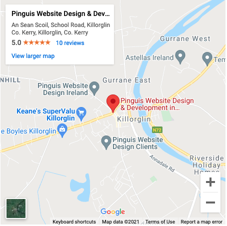 Pinguis Website Design & Development Maps